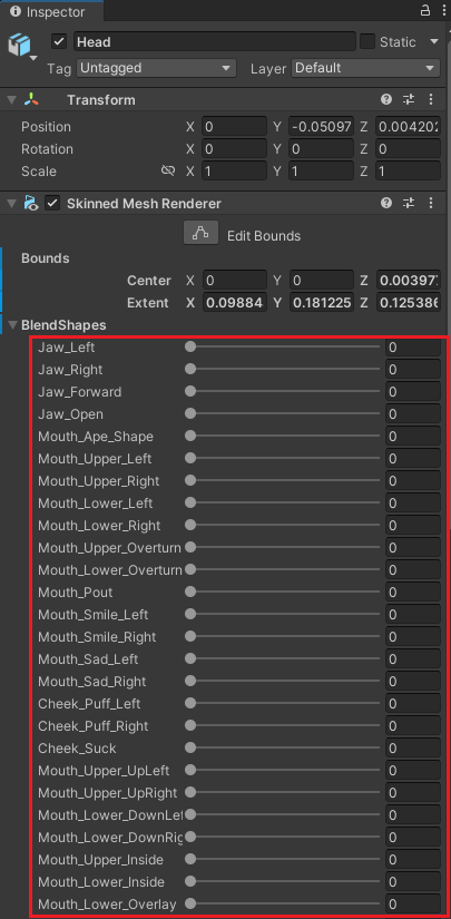 FacialBlendShapes1