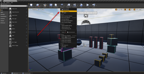 Unreal Engine Project Settings